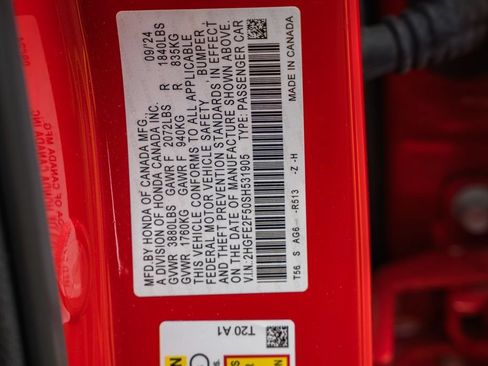 Certified 2025 Honda Civic Sport image 35