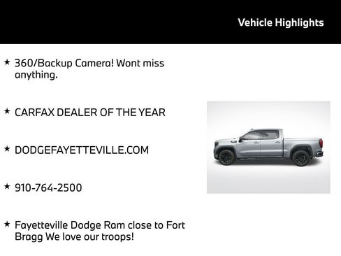 Used 2023 GMC Sierra 1500 Elevation w/ LPO, Elevation Black Package image 5