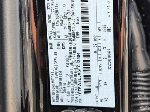 New 2025 Ford F150 XLT w/ Equipment Group 302A MID image 28