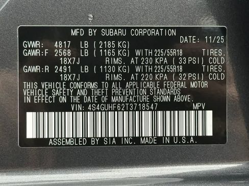 New 2026 Subaru Crosstrek 2.5i Sport image 20