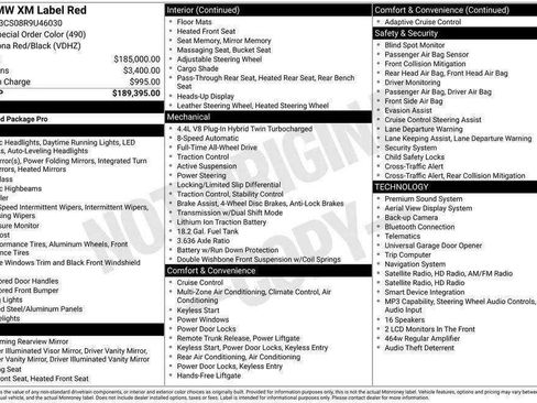 Used 2024 BMW XM Label Red AWD/4WD image 29