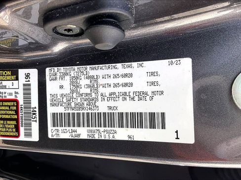 Used 2024 Toyota Tundra 1794 Edition AWD/4WD image 3