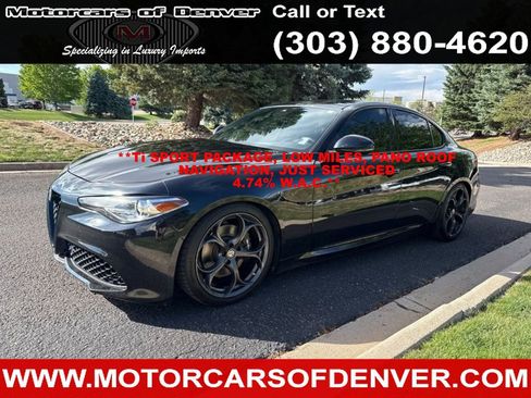 Used 2020 Alfa Romeo Giulia Ti Sport w/ Quick Order Package 22S Sport AWD/4WD image 1