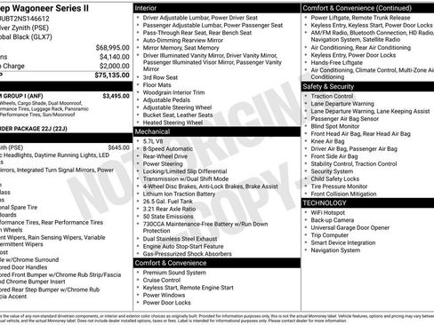 Used 2022 Jeep Wagoneer Series II w/ Premium Group I image 6