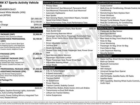 Used 2024 BMW X7 xDrive40i w/ M Sport Package image 24