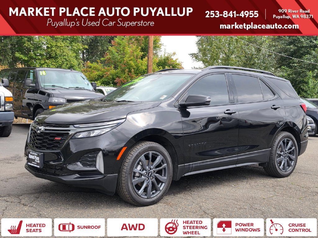 Used 2022 Chevrolet Equinox RS w/ RS Leather Package AWD/4WD image 1
