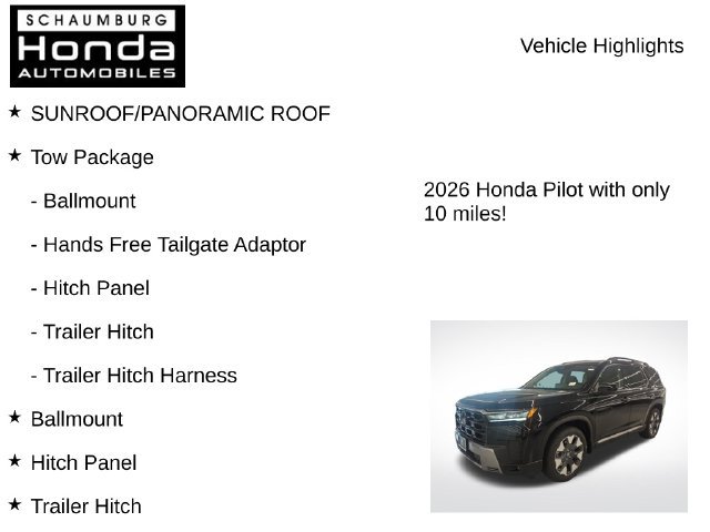 New 2026 Honda Pilot Touring image 7