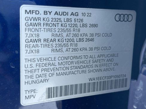 Certified 2023 Audi Q3 2.0T Premium Plus w/ Premium Plus Package image 19