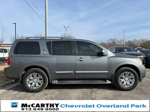 Used 2015 Nissan Armada Platinum w/ 2nd Row Captain Seat Package image 2