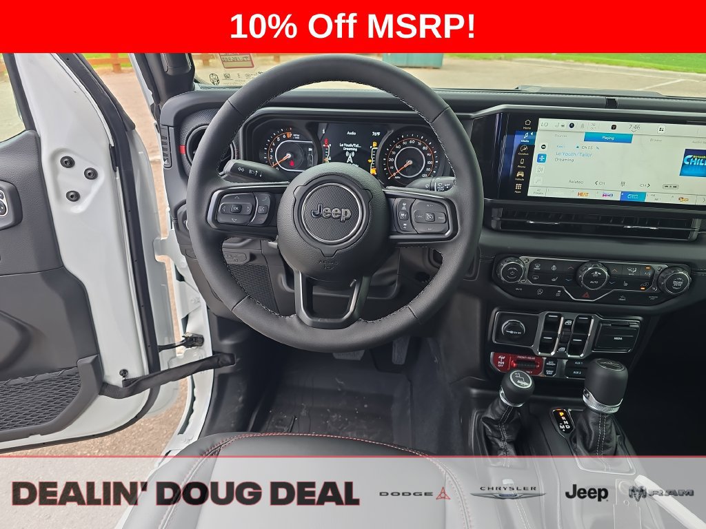 New 2026 Jeep Gladiator Rubicon w/ Steel Power Dome Hood Package AWD/4WD image 13