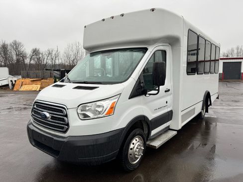 Used 2018 Ford Transit 350 156 DRW w/ Shuttle Bus Prep Package image 1