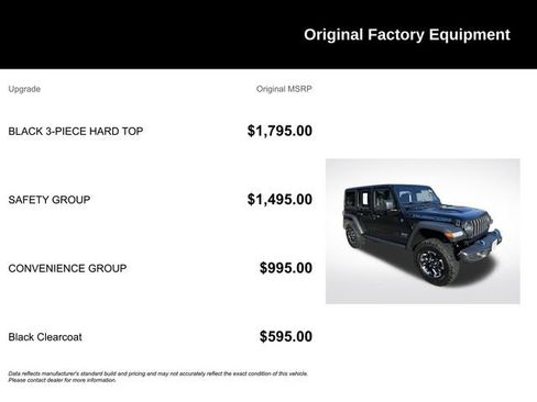 Used 2025 Jeep Wrangler Unlimited Rubicon 4xe w/ Safety Group AWD/4WD image 9