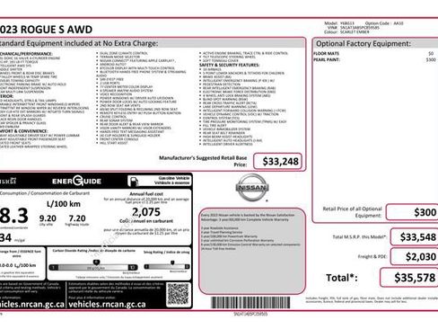 Used 2023 Nissan Rogue S AWD/4WD image 48