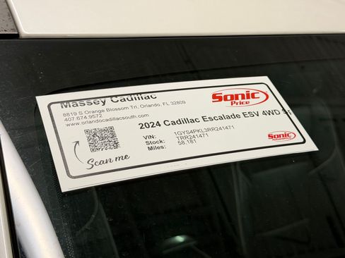 Certified 2024 Cadillac Escalade ESV Sport w/ Touring Package AWD/4WD image 28