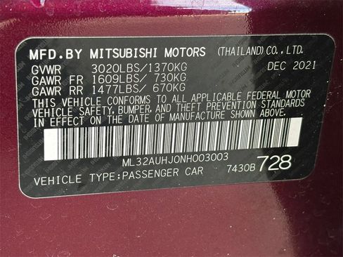 Used 2022 Mitsubishi Mirage ES image 31