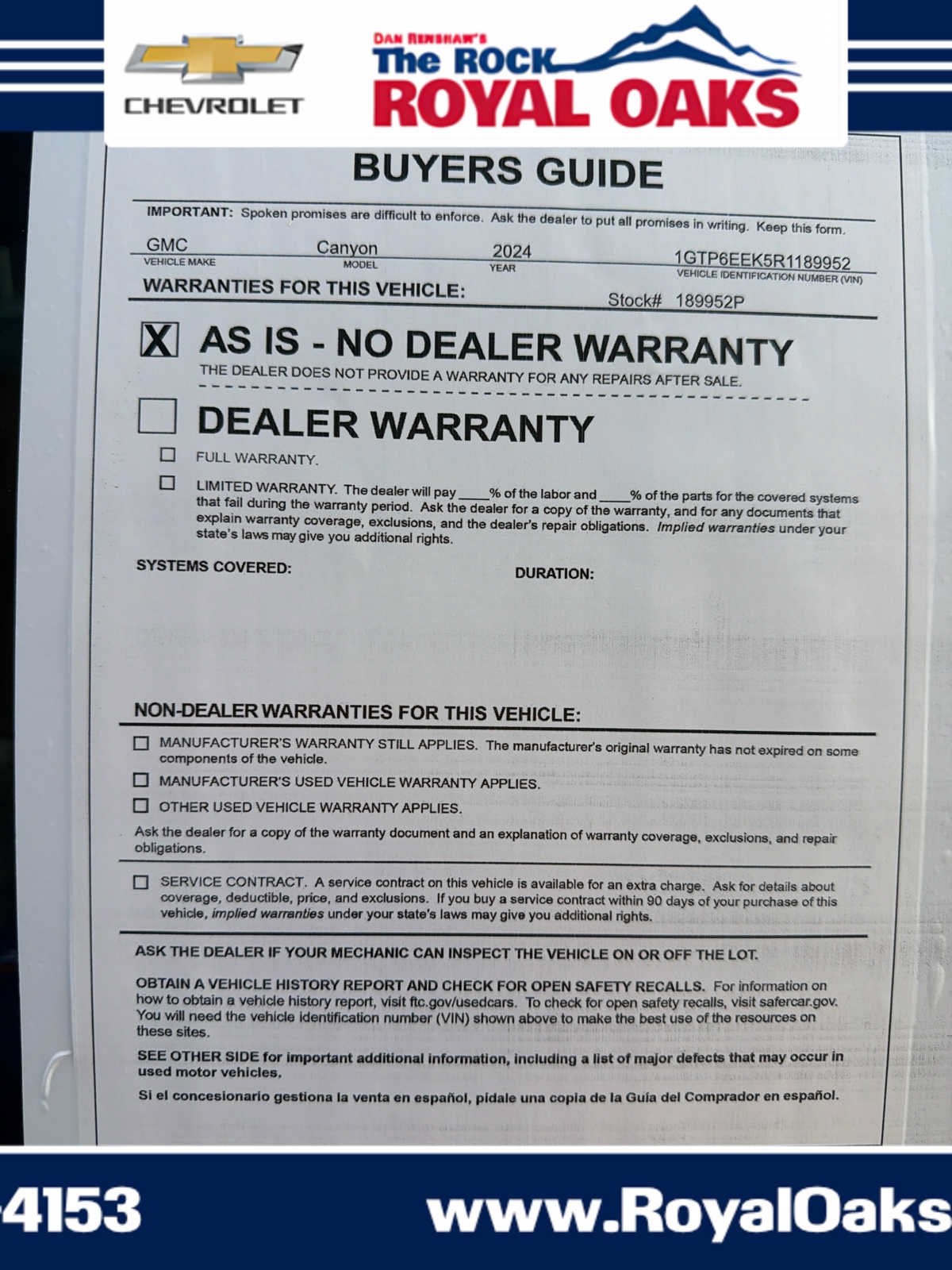 Used 2024 GMC Canyon AT4X AWD/4WD image 32