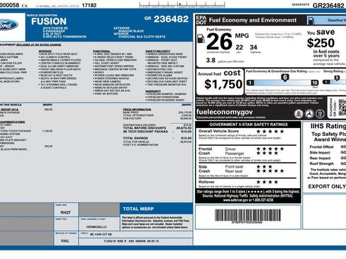 Used 2016 Ford Fusion SE FWD image 7