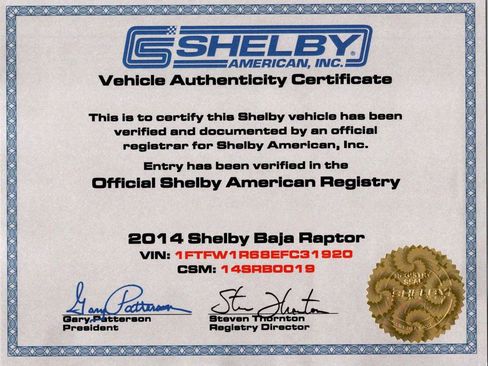 Used 2014 Ford F150 Raptor w/ Equipment Group 801A Luxury image 1