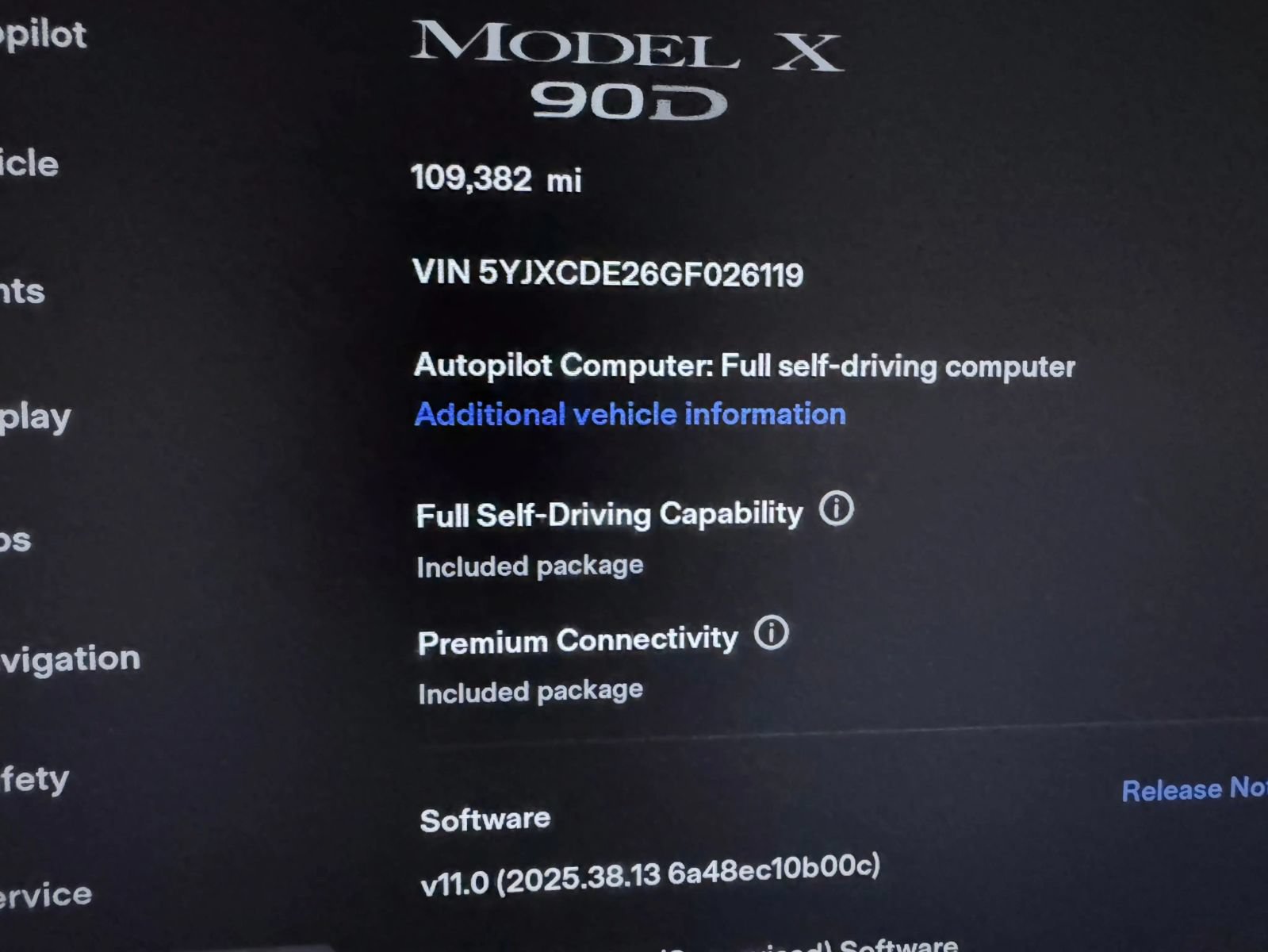 Used 2016 Tesla Model X 90D AWD/4WD image 2