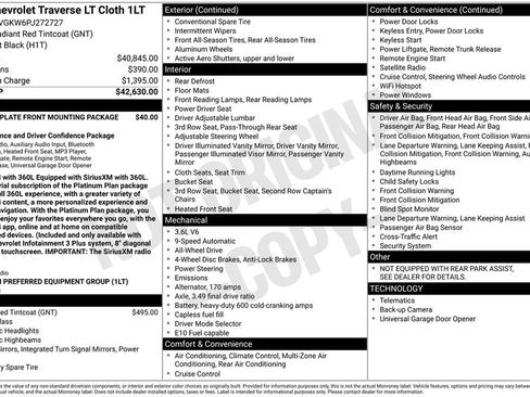 Used 2023 Chevrolet Traverse LT image 22