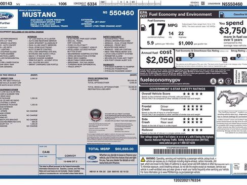 Used 2022 Ford Mustang Mach 1 w/ Equipment Group 700A image 16