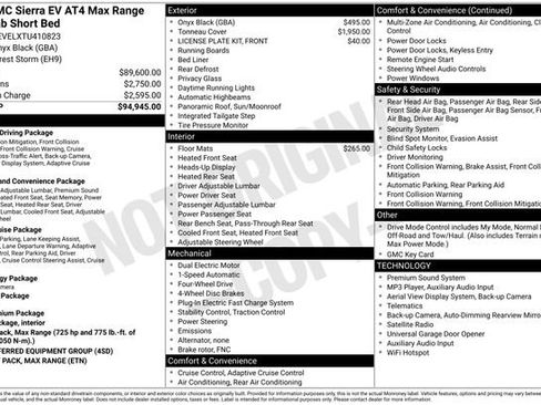 Used 2026 GMC Sierra EV AT4 AWD/4WD image 19