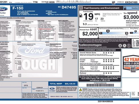 Used 2019 Ford F150 XLT w/ Equipment Group 302A Luxury image 13