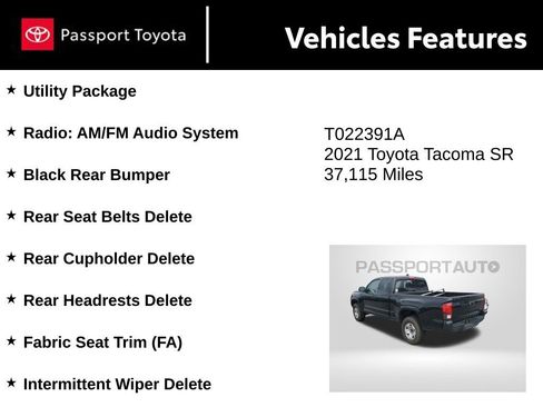 Used 2021 Toyota Tacoma SR image 10