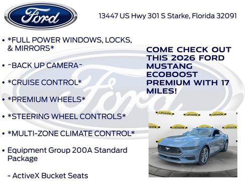 New 2026 Ford Mustang Premium RWD image 10