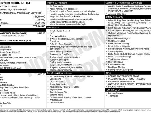 Used 2023 Chevrolet Malibu LT w/ Driver Confidence Package image 36