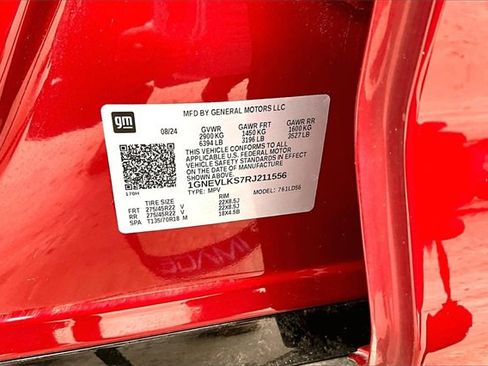 Used 2024 Chevrolet Traverse RS w/ LPO, Floor Liner Package image 32