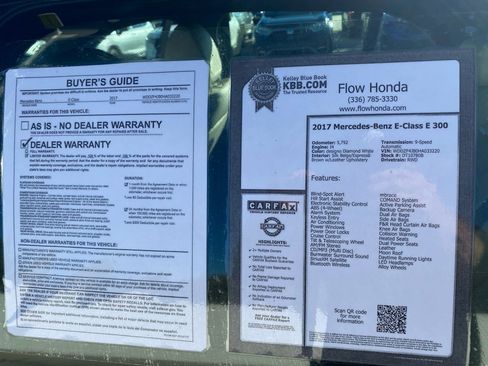 Used 2017 Mercedes-Benz E 300 w/ Premium 1 Package image 35