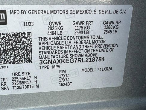 Used 2024 Chevrolet Equinox LT w/ LPO, Floor Liner Package FWD image 23