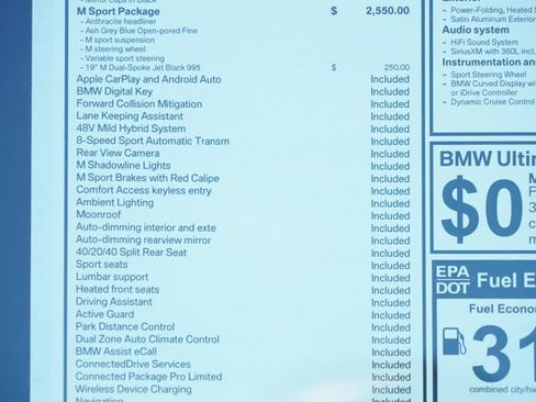 New 2026 BMW 330i Sedan w/ M Sport Package RWD image 8