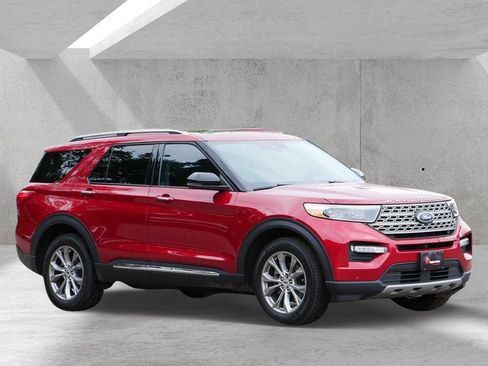 Certified 2023 Ford Explorer Limited w/ Class IV Trailer Tow Package AWD/4WD image 1