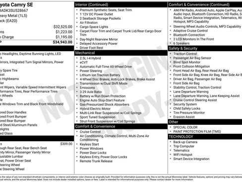 Certified 2025 Toyota Camry SE image 25