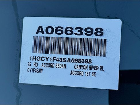 New 2025 Honda Accord SE image 26