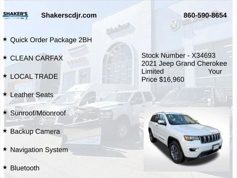Certified 2021 Jeep Grand Cherokee Limited image 6