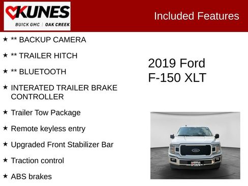 Used 2019 Ford F150 XLT w/ Trailer Tow Package AWD/4WD image 2