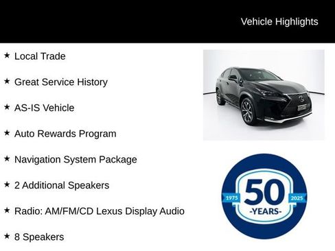 Used 2015 Lexus NX 200t F Sport w/ Navigation System Package AWD/4WD image 8