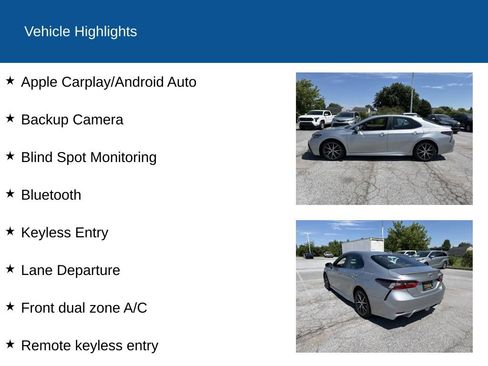 Used 2024 Toyota Camry SE FWD image 2
