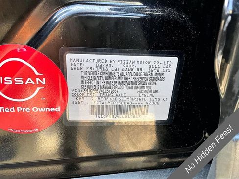Used 2020 Nissan Kicks S FWD image 22