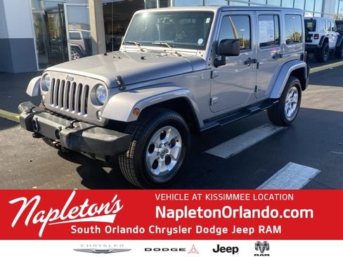 Used 2015 Jeep Wrangler Unlimited Sahara w/ Connectivity Group image 1
