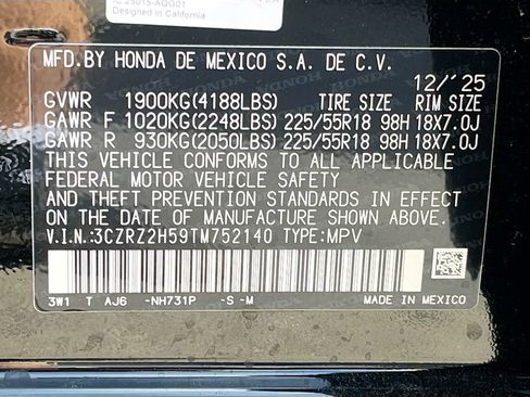 Used 2026 Honda HR-V Sport image 30