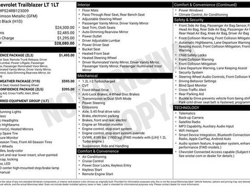 Certified 2024 Chevrolet TrailBlazer LT w/ Convenience Package FWD image 2