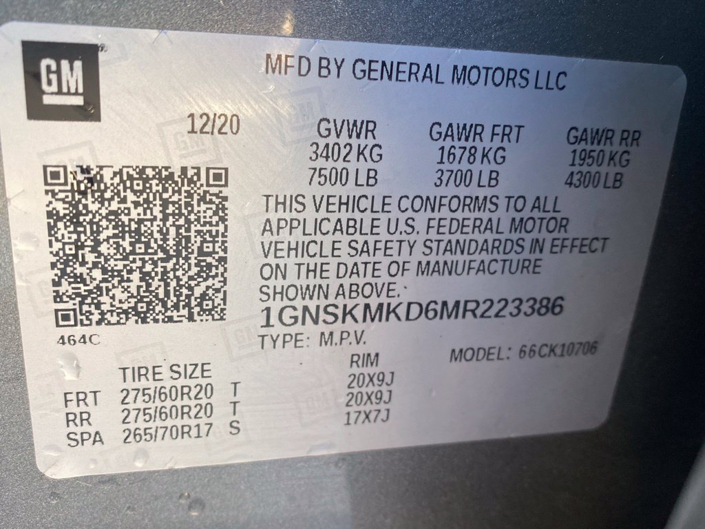 Used 2021 Chevrolet Tahoe LS w/ Driver Alert Package AWD/4WD image 33