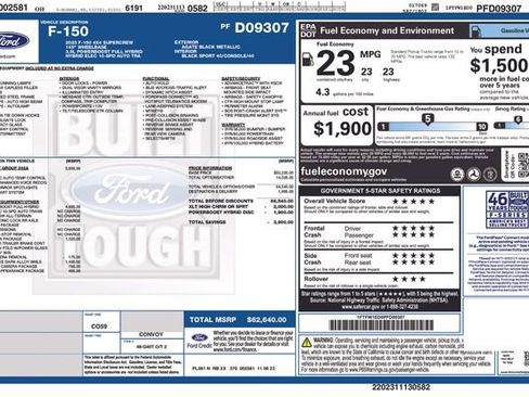 Certified 2023 Ford F150 XLT w/ Equipment Group 302A High AWD/4WD image 38