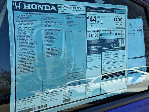 New 2026 Honda Accord Sport image 11