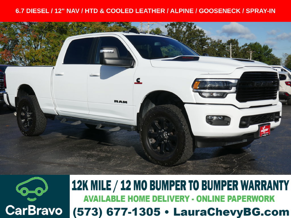 Used 2024 RAM 3500 Laramie w/ Night Edition AWD/4WD image 1