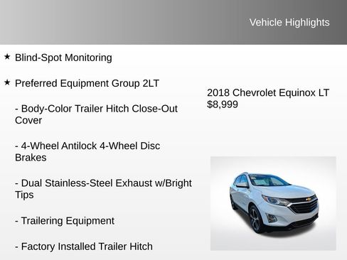 Used 2018 Chevrolet Equinox LT image 8